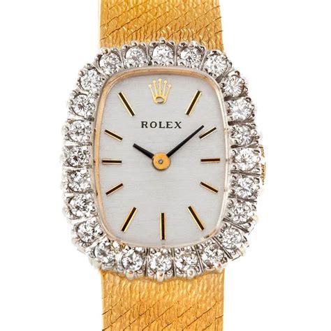 vintage diamond rolex gold ladies watch|vintage rolex watches 1920s.